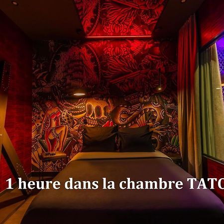 Love Hotel Avec Nuit Insolite Au Dandy Et Jacuzzi Privatise (Adults Only) Париж Екстер'єр фото