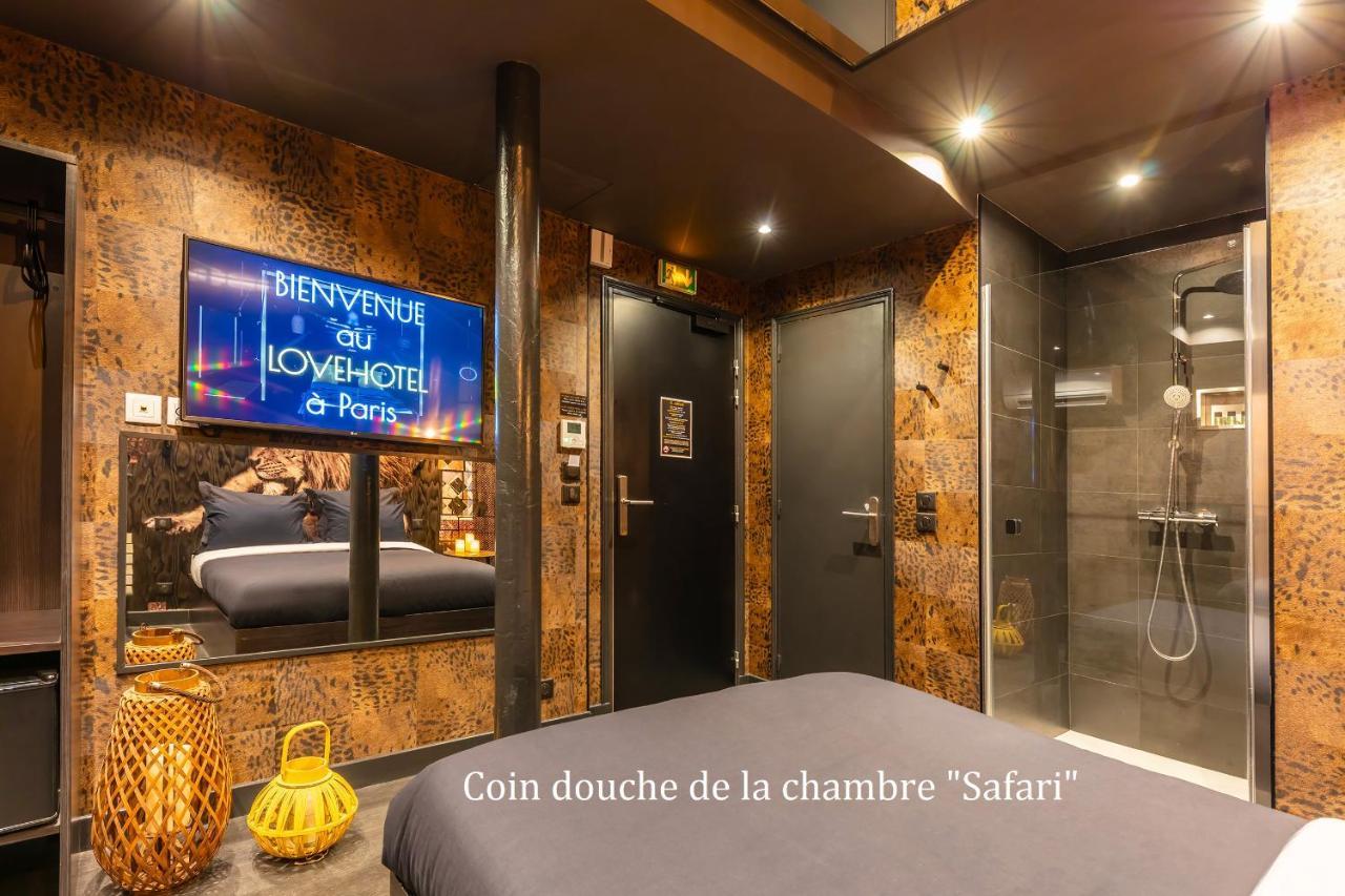 Love Hotel Avec Nuit Insolite Au Dandy Et Jacuzzi Privatise (Adults Only) Париж Екстер'єр фото