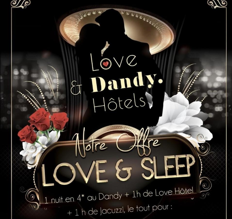 Love Hotel Avec Nuit Insolite Au Dandy Et Jacuzzi Privatise (Adults Only) Париж Екстер'єр фото